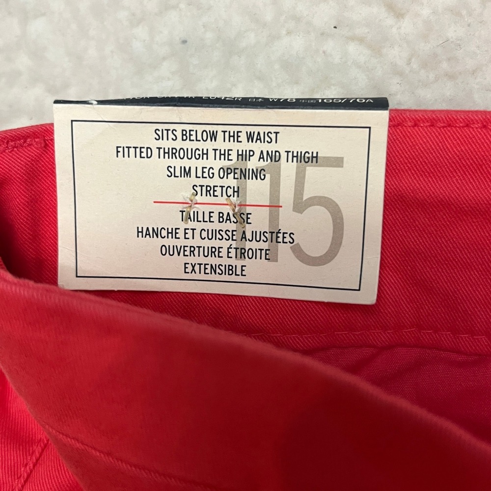 Gap Khakis Slim City Pants Womens 10 Regular Red Chino Trousers 416156-01-1 - Picture 9 of 13
